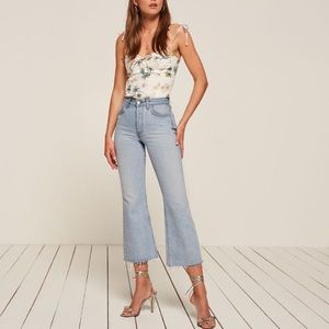 Reformation Mid Crop Flare Jean (27) Never worn!